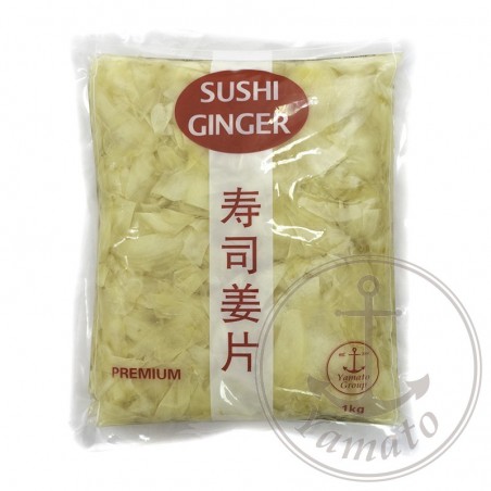 Pickled sushi ginger (white)